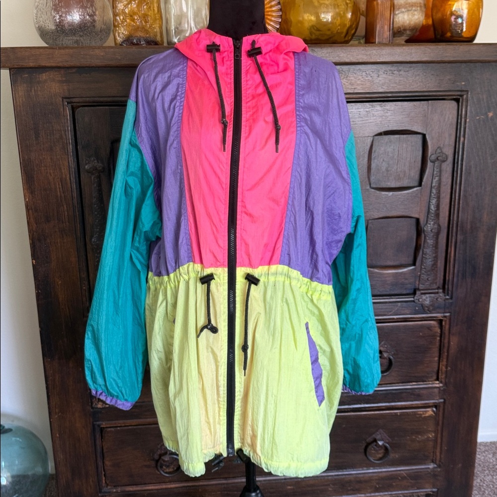 Vintage Red Pepper Action Wear Windbreaker